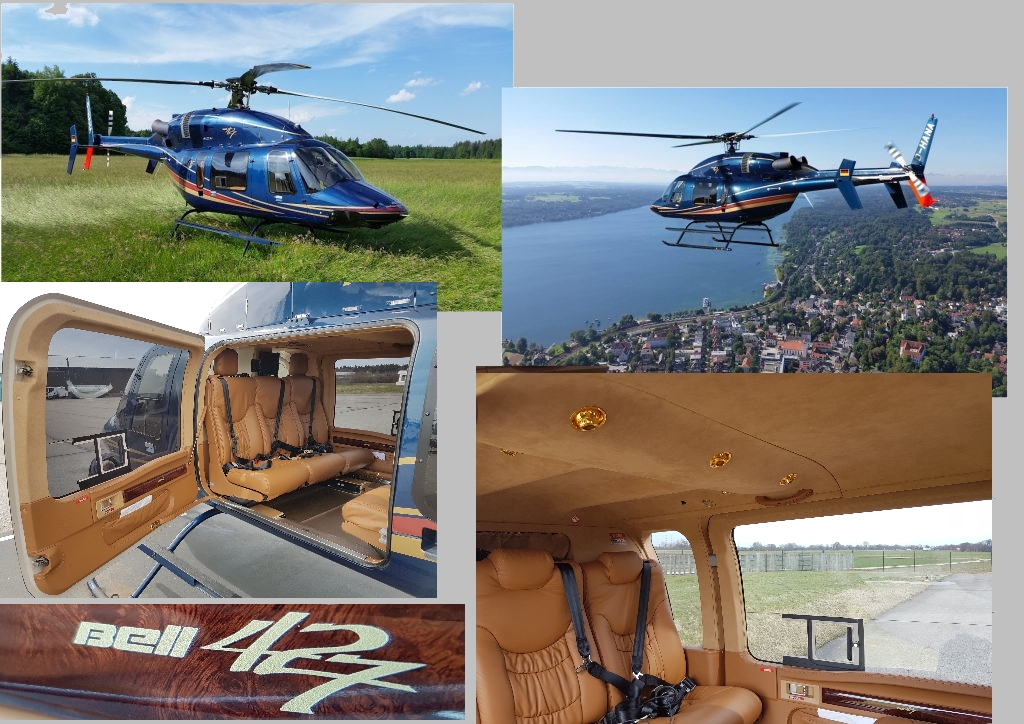 Bell 427 mit Kennzeichen D-HANA